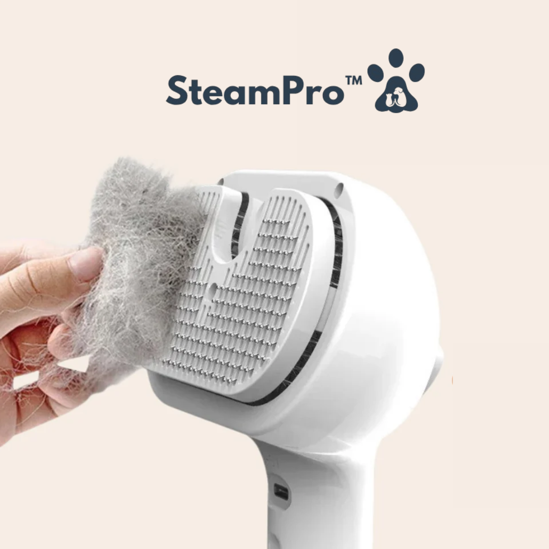 SteamPro™ - Professionele Vachtverzorgings Borstel voor Huisdieren